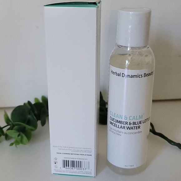 Herbal Dynamics Beauty Clean & Calm Cucumber & Blue Lotus Micellar Water - Picture 5 of 7